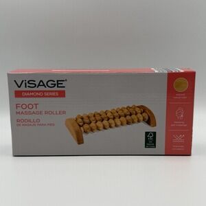 Foot Massage Roller Visage Diamond Series Wooden Reflexology Tool